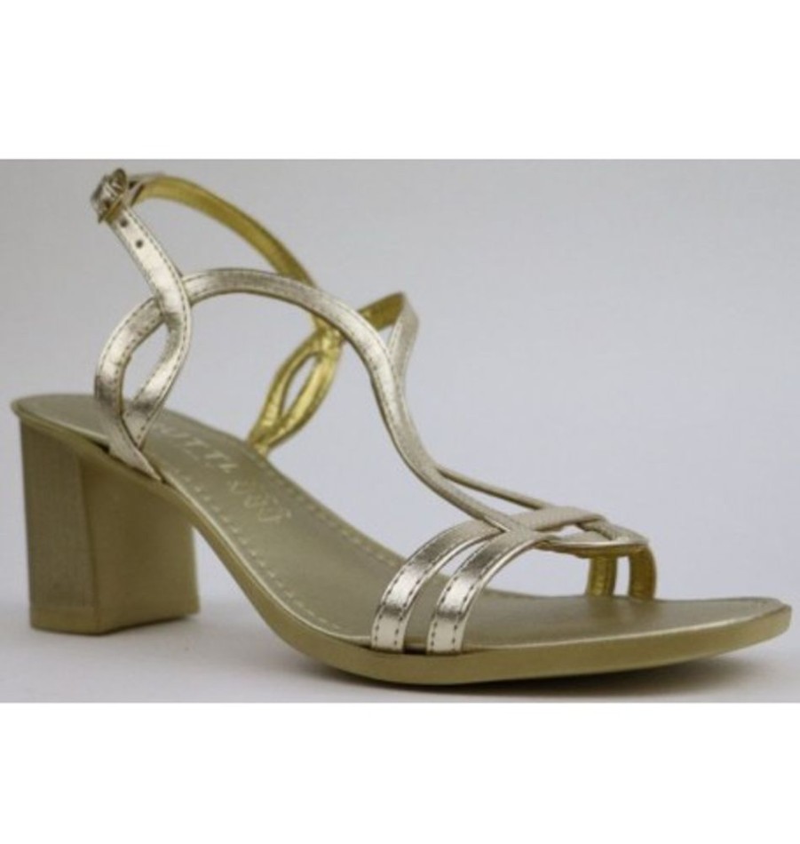 Women'S Shoes Shoesissime Sandals | Cerutti 21387 Metallic Gold