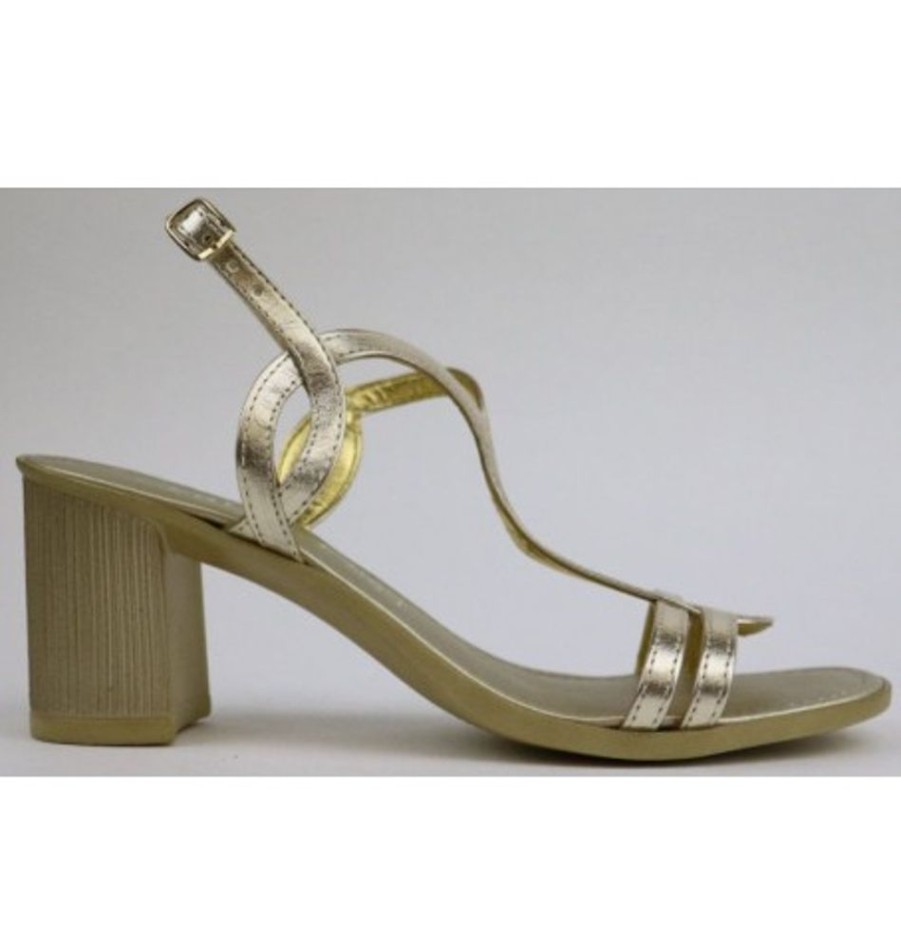 Women'S Shoes Shoesissime Sandals | Cerutti 21387 Metallic Gold