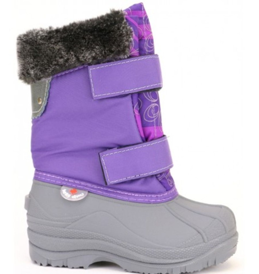 Kids Shoes Shoesissime Winter Boots | Hichaud 7490C Purple