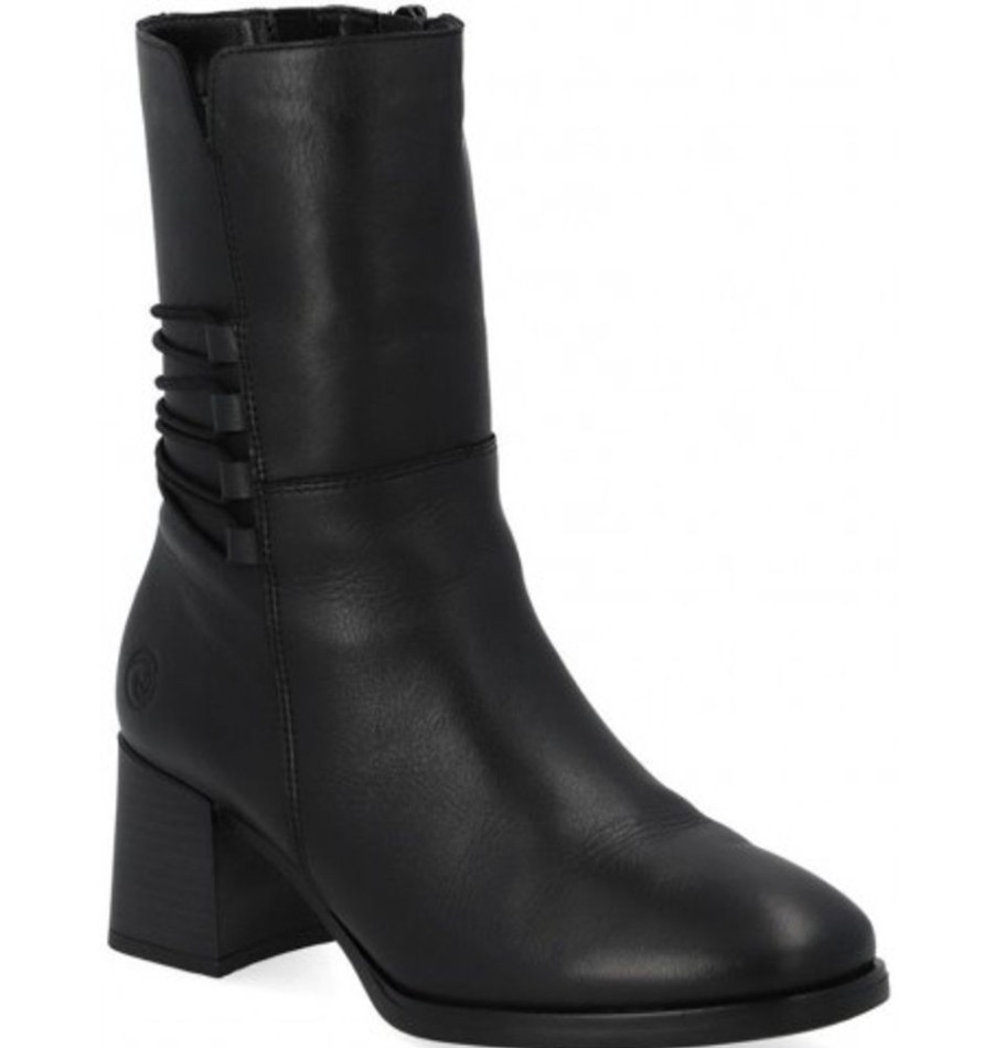 Women'S Shoes Shoesissime Fall Boots | Rieker - Remonte D0V71-01 Black