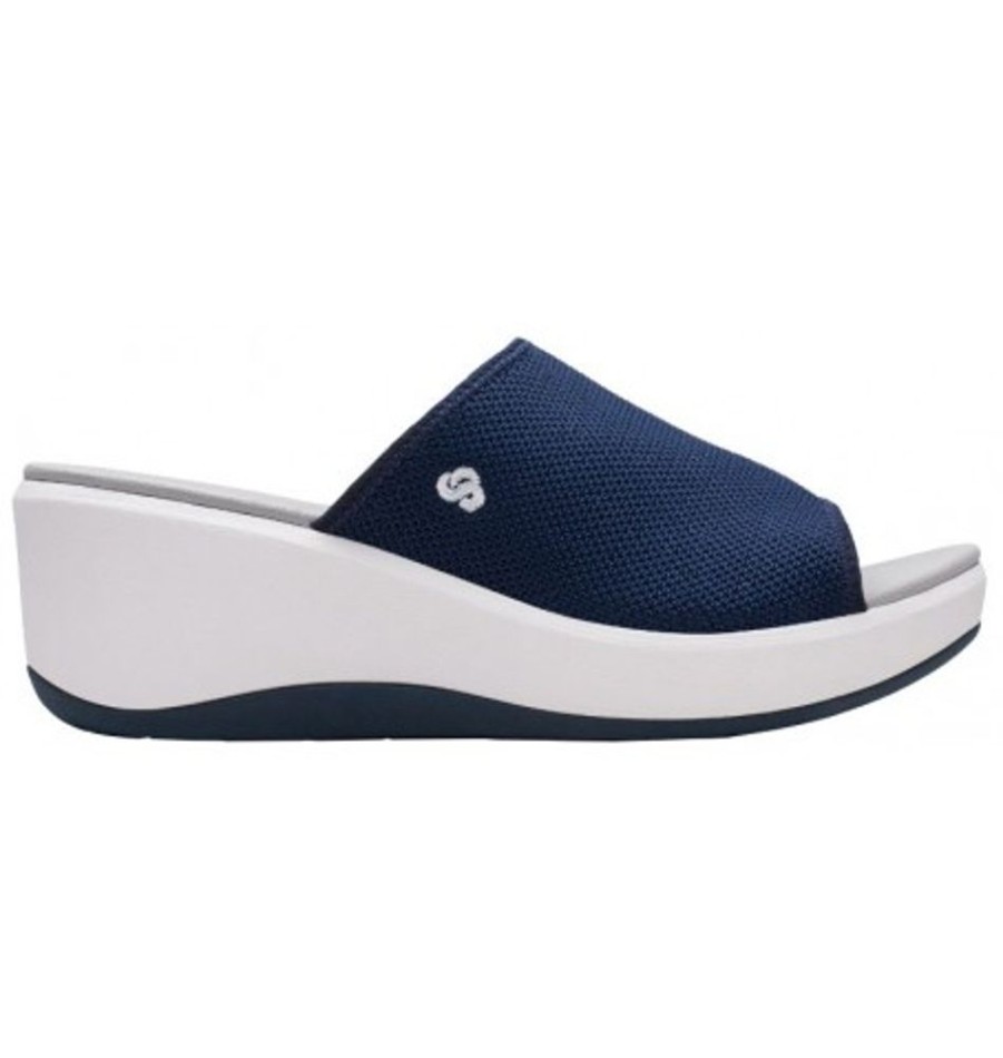 Women'S Shoes Shoesissime Sandals | Clarks Step Cali Bay 26140730 Blue