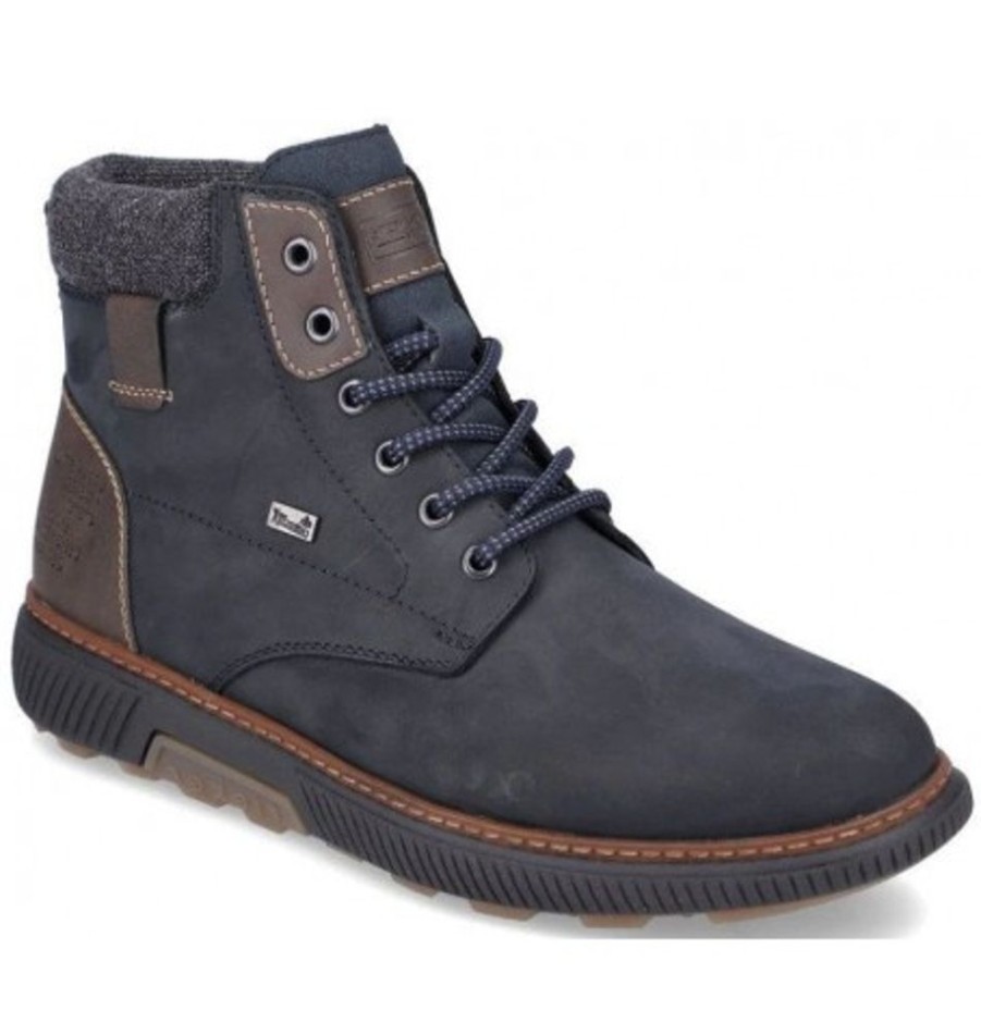 Men'S Shoes Shoesissime Winter Boots | Rieker B3343-15 Blue