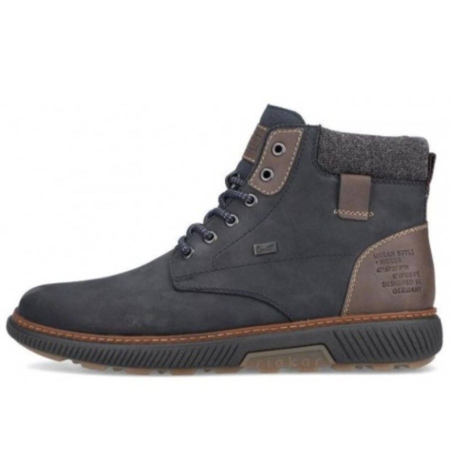 Men'S Shoes Shoesissime Winter Boots | Rieker B3343-15 Blue