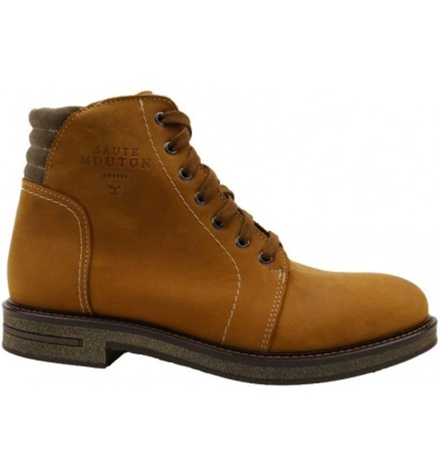 Men'S Shoes Shoesissime Winter Boots | Saute-Mouton Clement 2567 Tan