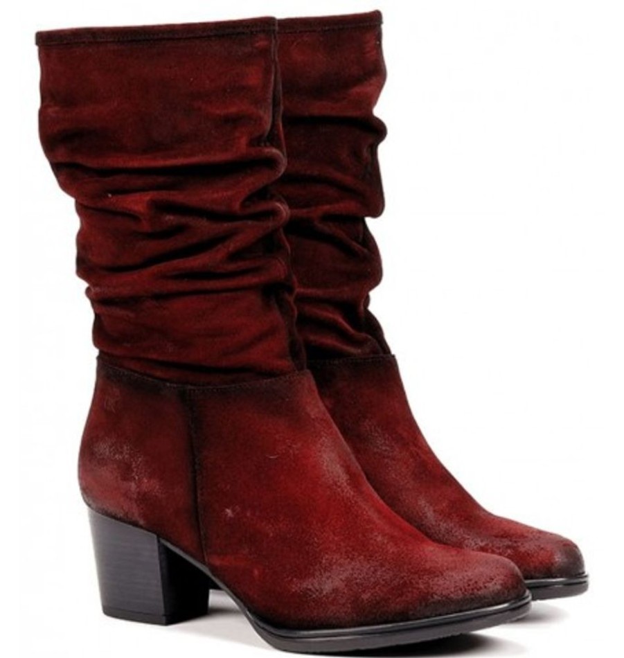 Women'S Shoes Shoesissime Fall Boots | Dorking - Fluchos D8294 Burgundy