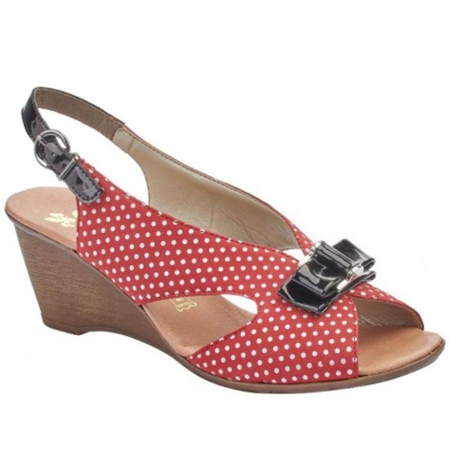 Women'S Shoes Shoesissime Sandals | Rieker V1171 Red