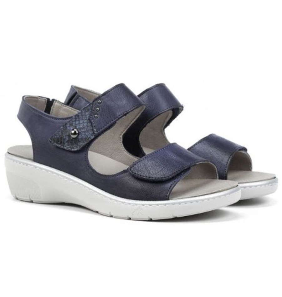 Women'S Shoes Shoesissime Sandals | Dorking - Fluchos F0763 Blue