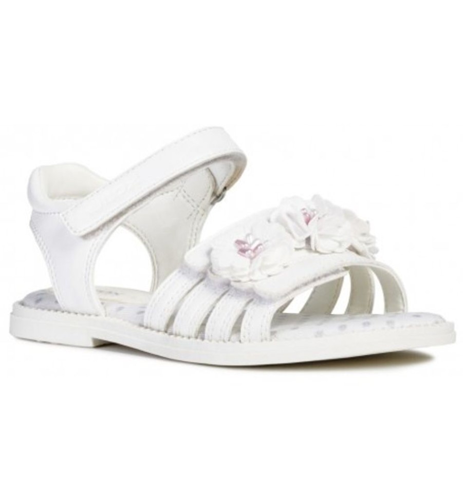 Kids Shoes Shoesissime Sandals | Geox S.Karly G.D J9235D White