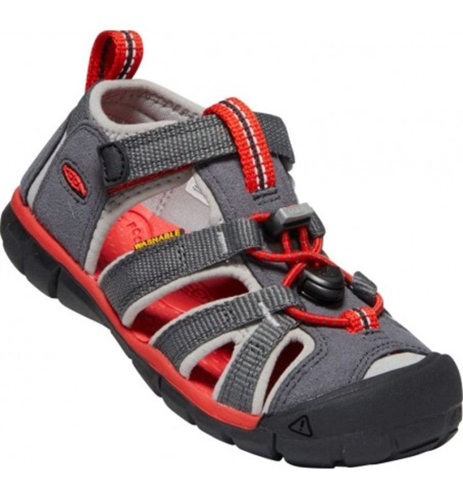 Kids Shoes Shoesissime Sandals | Keen Seacamp (Grandeur 11-7)1022970 1022985 Silver Grey