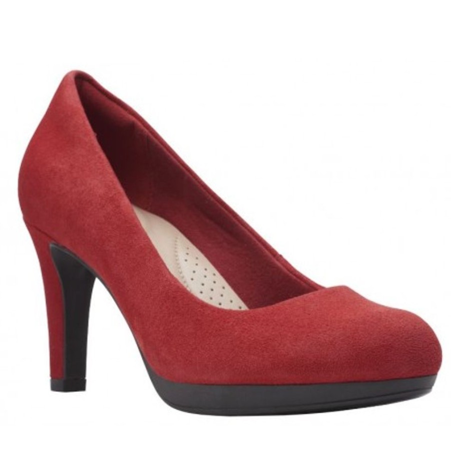 Women'S Shoes Shoesissime Shoes | Clarks Adriel Viola 26154332 Red