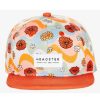 Accessories Shoesissime Girl | Headster Kids Flower Patch Snapback Ptsbsp2316 Yellow Orange