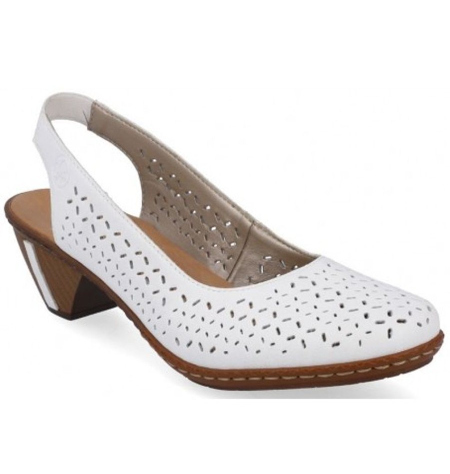 Women'S Shoes Shoesissime Shoes | Rieker 46752-80 White