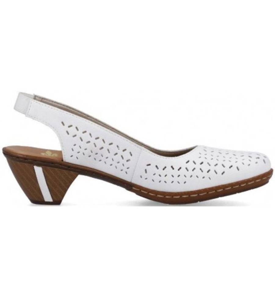 Women'S Shoes Shoesissime Shoes | Rieker 46752-80 White