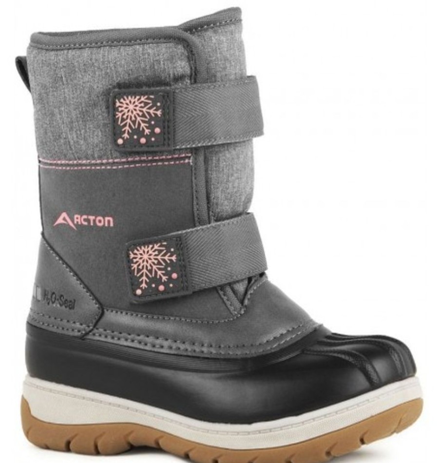 Kids Shoes Shoesissime Winter Boots | Acton Bear A8370 Silver Grey