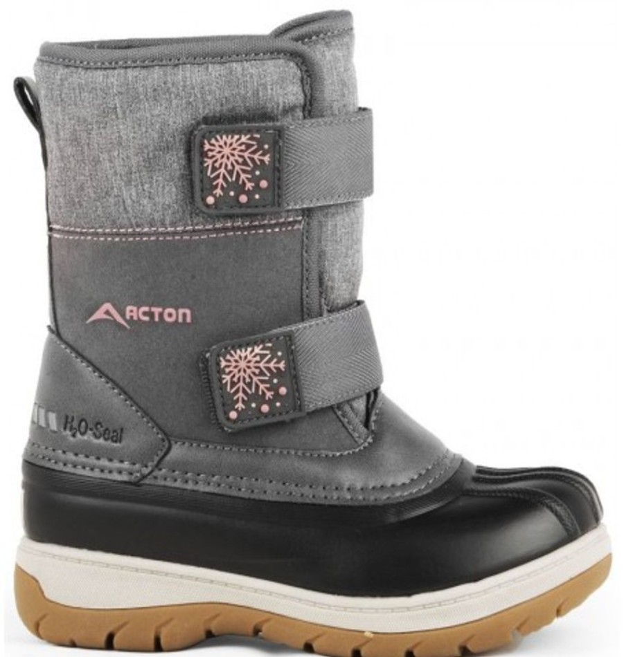 Kids Shoes Shoesissime Winter Boots | Acton Bear A8370 Silver Grey