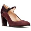 Women'S Shoes Shoesissime Shoes | Clarks Kaylin Alba 26145689 Burgundy