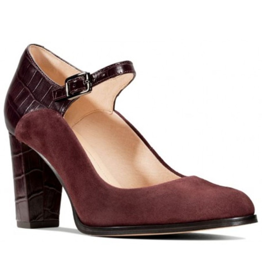 Women'S Shoes Shoesissime Shoes | Clarks Kaylin Alba 26145689 Burgundy