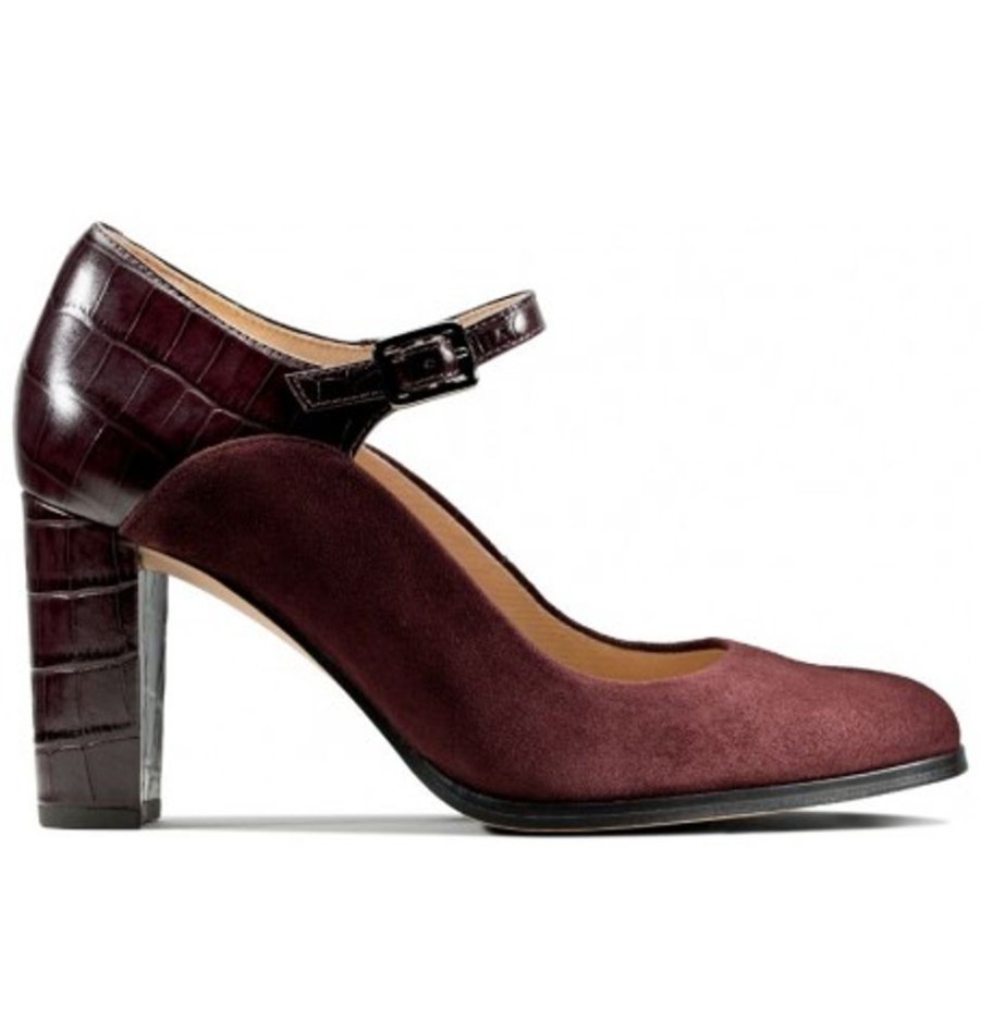 Women'S Shoes Shoesissime Shoes | Clarks Kaylin Alba 26145689 Burgundy