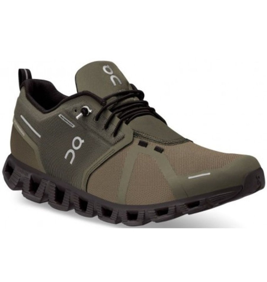 Men'S Shoes Shoesissime Waterproof Shoes | On Cloud 5 Waterproof 59.98840 Green Khaki