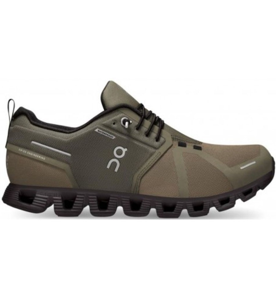 Men'S Shoes Shoesissime Waterproof Shoes | On Cloud 5 Waterproof 59.98840 Green Khaki