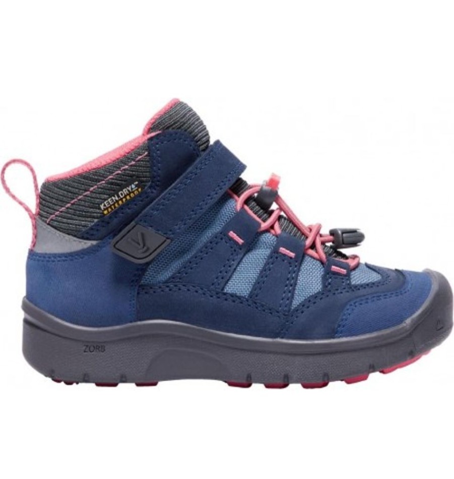 Kids Shoes Shoesissime Fall Boots | Keen Hikeport Mid Wp 1018006 Blue