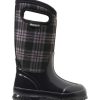 Kids Shoes Shoesissime Winter Boots | Bogs Classic Winter Plaid 71544 Black