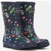 Kids Shoes Shoesissime Rain Boots | Joules Jnr Roll Up Nvywdland 216592 Blue