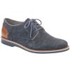 Men'S Shoes Shoesissime Dress Shoes With Laces | Rieker 12504 Blue