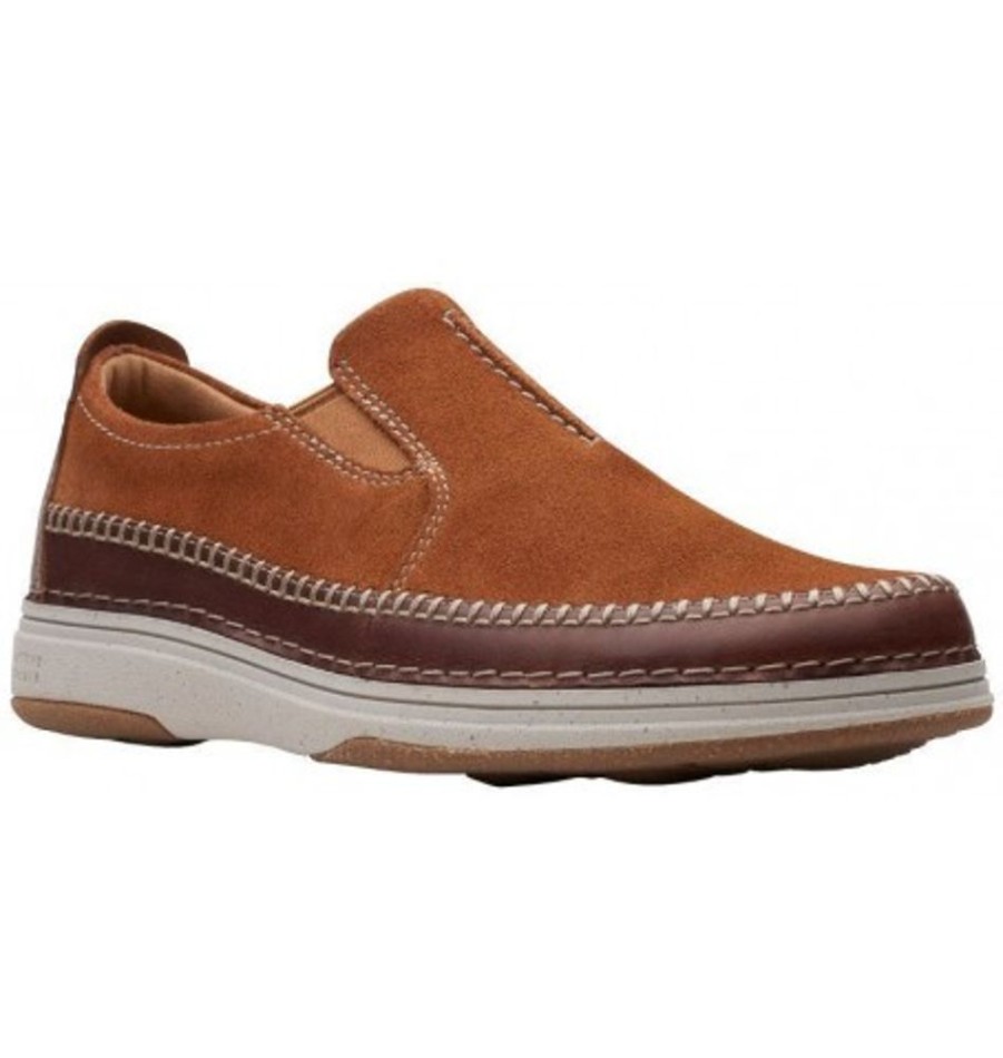 Men'S Shoes Shoesissime Casual Shoes | Clarks Nature 5 Walk 26168557 Tan