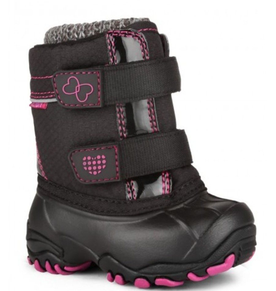 Kids Shoes Shoesissime Winter Boots | Acton Pumpkin A8317 Black Varnish