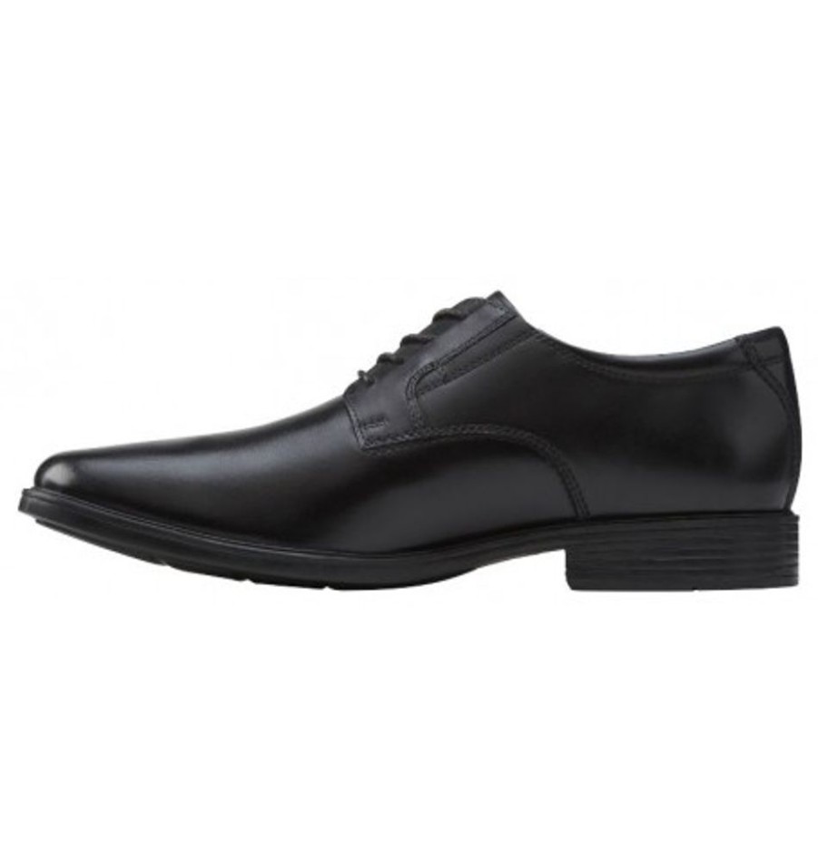 Men'S Shoes Shoesissime Dress Shoes With Laces | Clarks Tilden Plain 26110350 Black