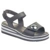 Women'S Shoes Shoesissime Sandals | Rieker V02S8-00 Black