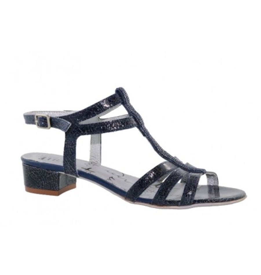 Women'S Shoes Shoesissime Sandals | Un Tour En Ville Vactor Blue