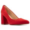 Women'S Shoes Shoesissime Shoes | Clarks Laina85 Court 26154639 Red