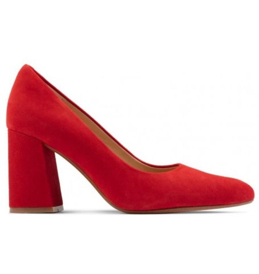 Women'S Shoes Shoesissime Shoes | Clarks Laina85 Court 26154639 Red