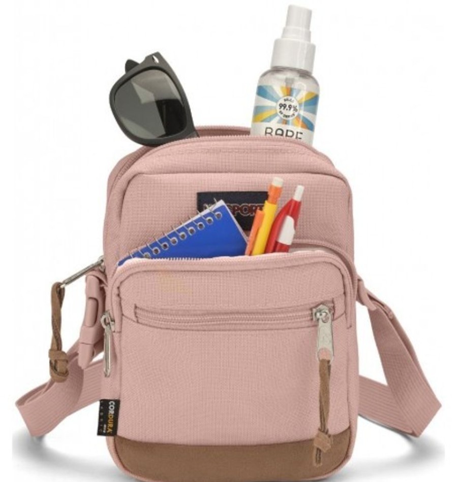 Accessories Shoesissime Handbags | Jansport Core Crossbody Pink