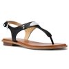 Women'S Shoes Shoesissime Sandals | Michael Kors Mk Plate Thong 40U2Mkfa Black