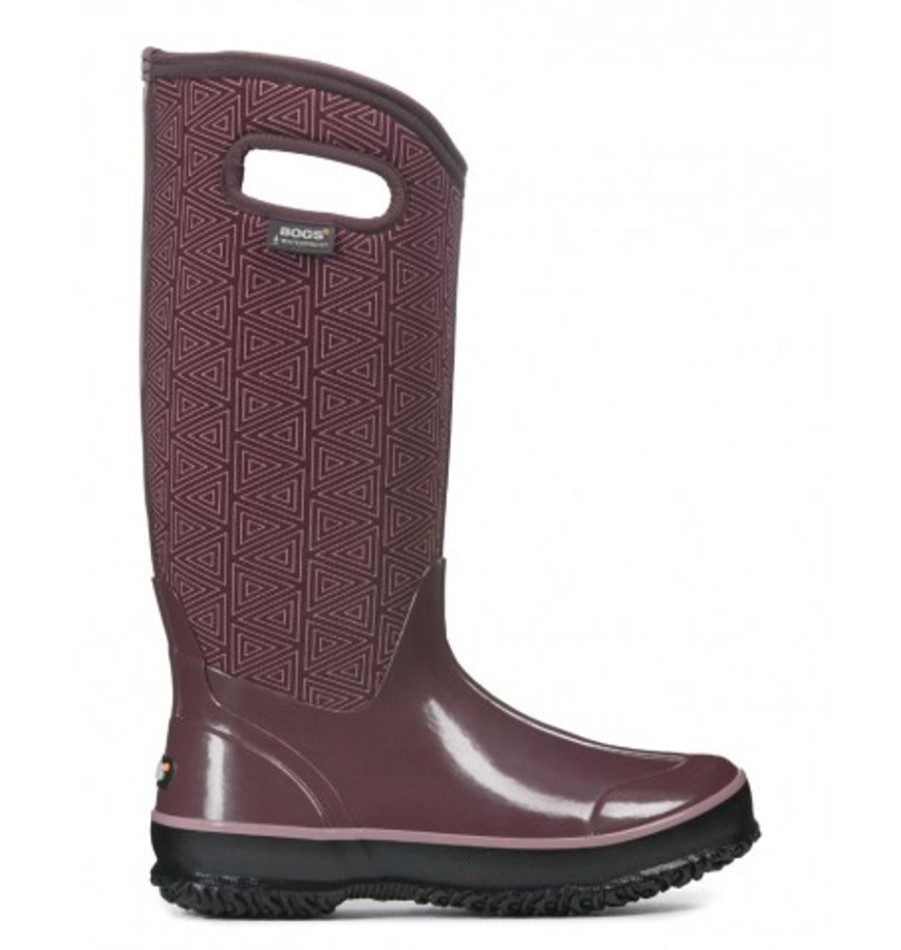 Women'S Shoes Shoesissime Winter Boots | Bogs W Clsc Triangle 72113 Burgundy