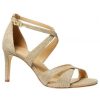 Women'S Shoes Shoesissime Sandals | Michael Kors Kinsley Sandal 40S3Ksms Metallic Gold