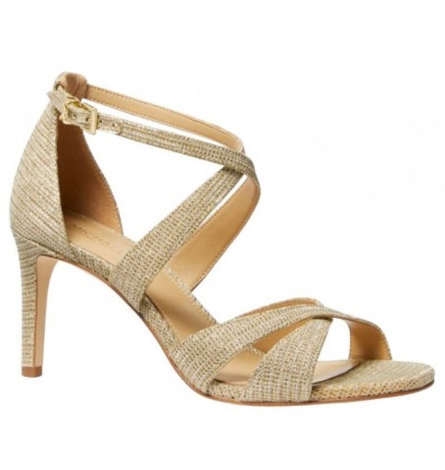 Women'S Shoes Shoesissime Sandals | Michael Kors Kinsley Sandal 40S3Ksms Metallic Gold