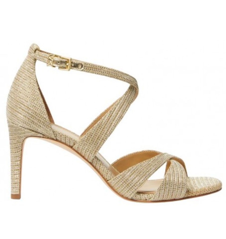 Women'S Shoes Shoesissime Sandals | Michael Kors Kinsley Sandal 40S3Ksms Metallic Gold