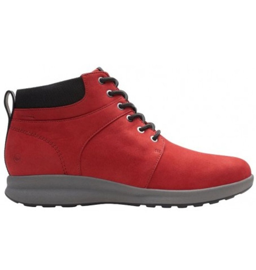 Women'S Shoes Shoesissime Fall Boots | Clarks Un Adorn Walk 26145468 Red