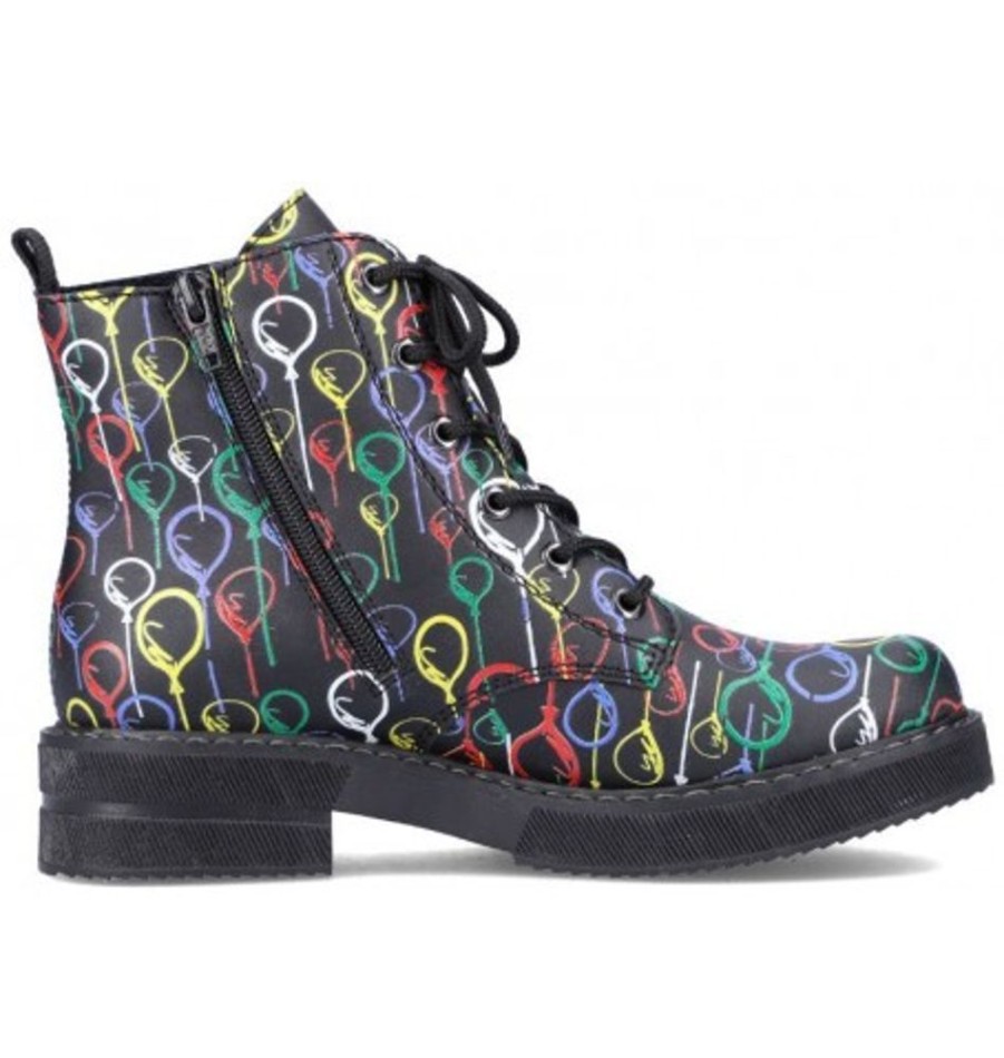 Women'S Shoes Shoesissime Fall Boots | Rieker 72010-91 Multi