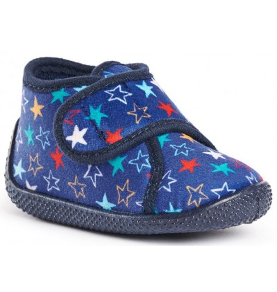 Kids Shoes Shoesissime Slippers | Lil Paolo Voie Lactee Blue