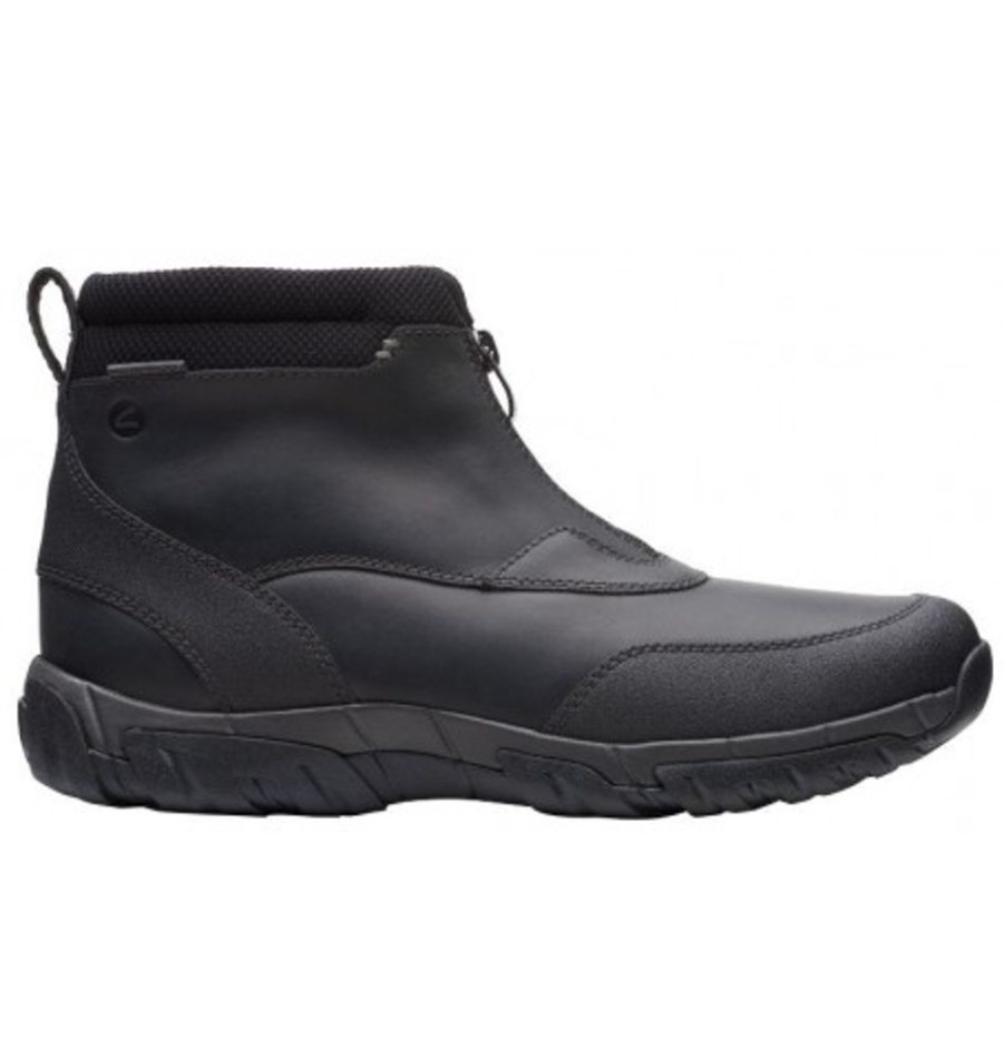 Men'S Shoes Shoesissime Winter Boots | Clarks Grove Zip Ii 26163588 Black