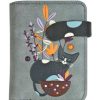 Accessories Shoesissime Wallets | Espe Willow Small Wallet Grey Silver Grey