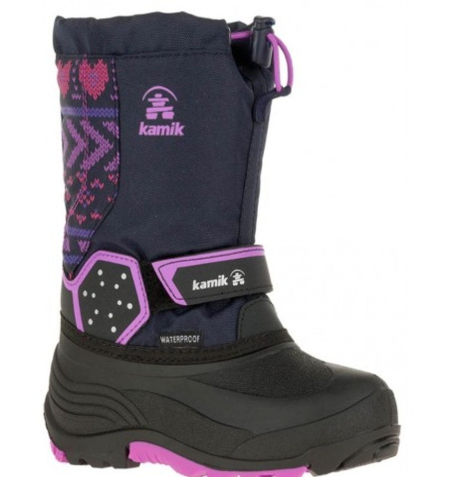 Kids Shoes Shoesissime Winter Boots | Kamik Icetrackp Nf4177 Nf8177 Purple