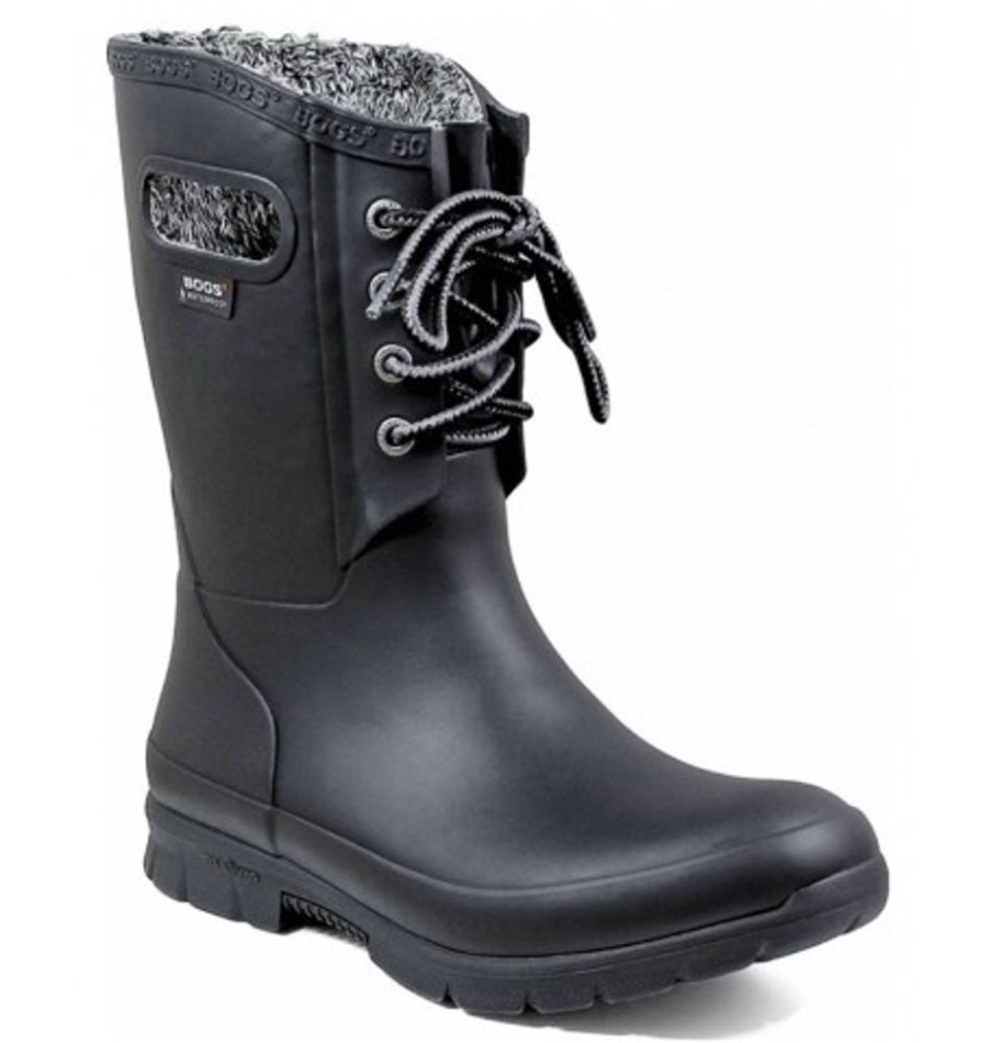 Women'S Shoes Shoesissime Winter Boots | Bogs Amanda Plush 72103 Black