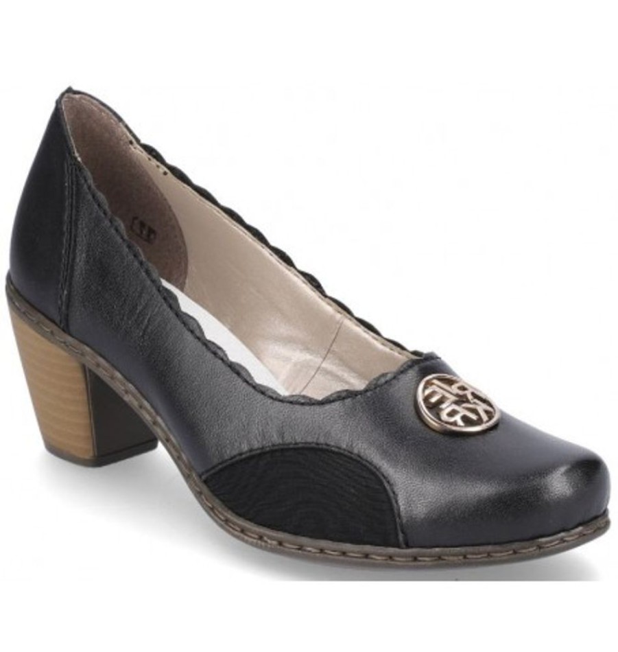 Women'S Shoes Shoesissime Shoes | Rieker 40910-00 Black