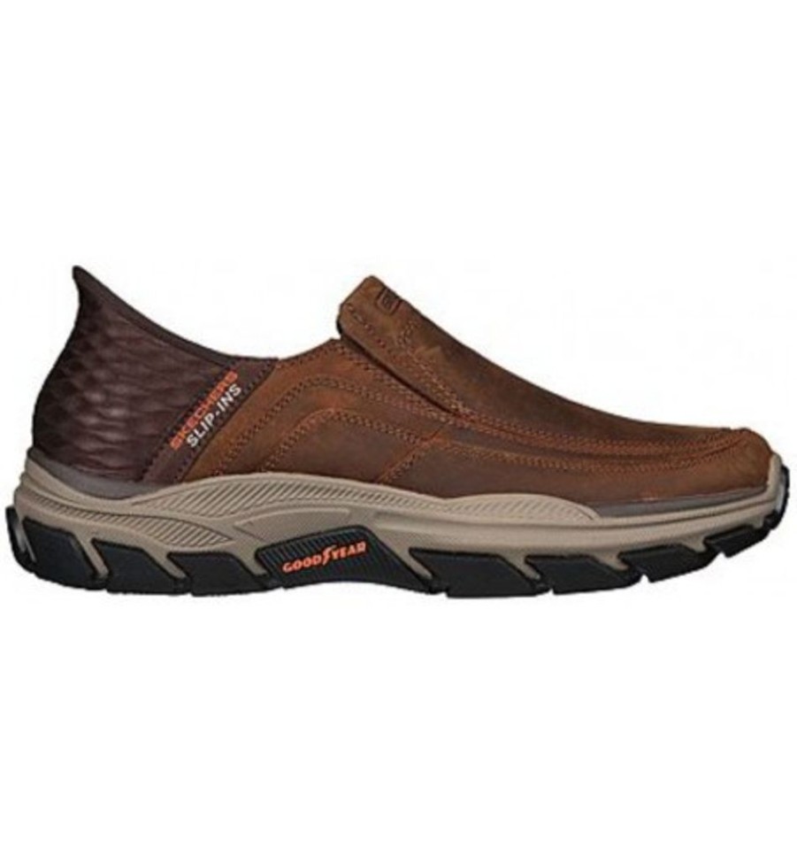 Men'S Shoes Shoesissime Casual Shoes | Skechers Elgin 204810 Brown